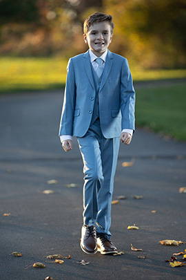 Liam Denim Blue 5-Piece Suit