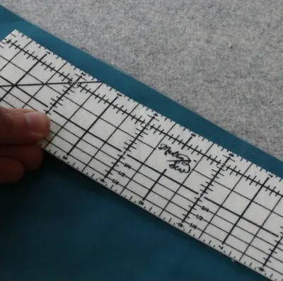 Madam Sew Hot Hem Ruler for Quilting and Sewing – Non-Slip Hot Ironing Ruler  with Clear Grid Lines for Fabric Seams, Hems, Folds and Pleats with Dry or  Steam Iron on Quilt