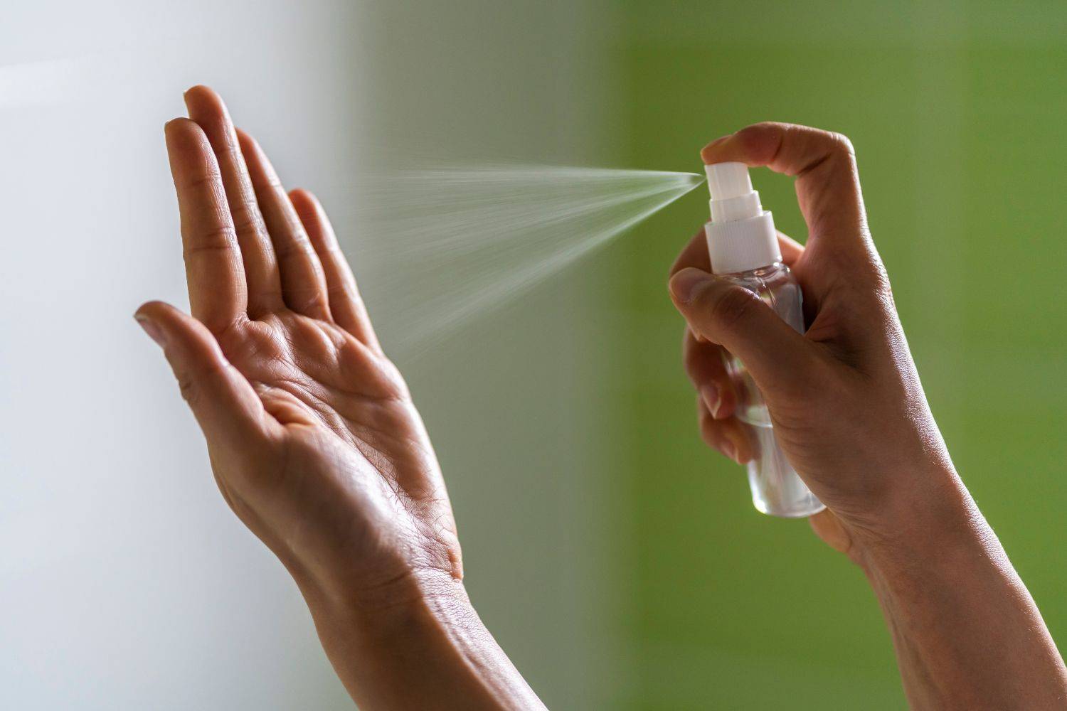Spraying Hand
