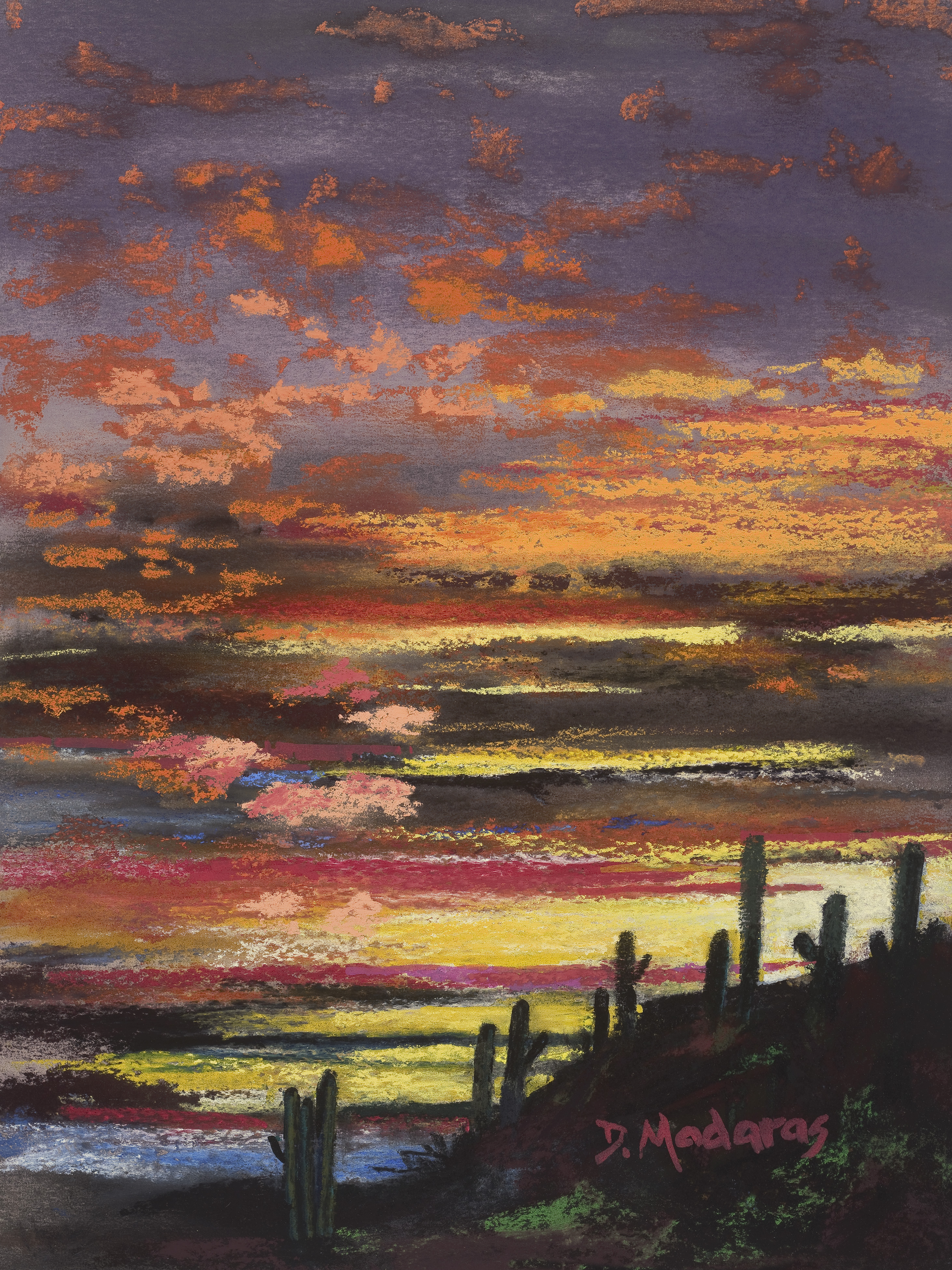 Sunset in the Desert