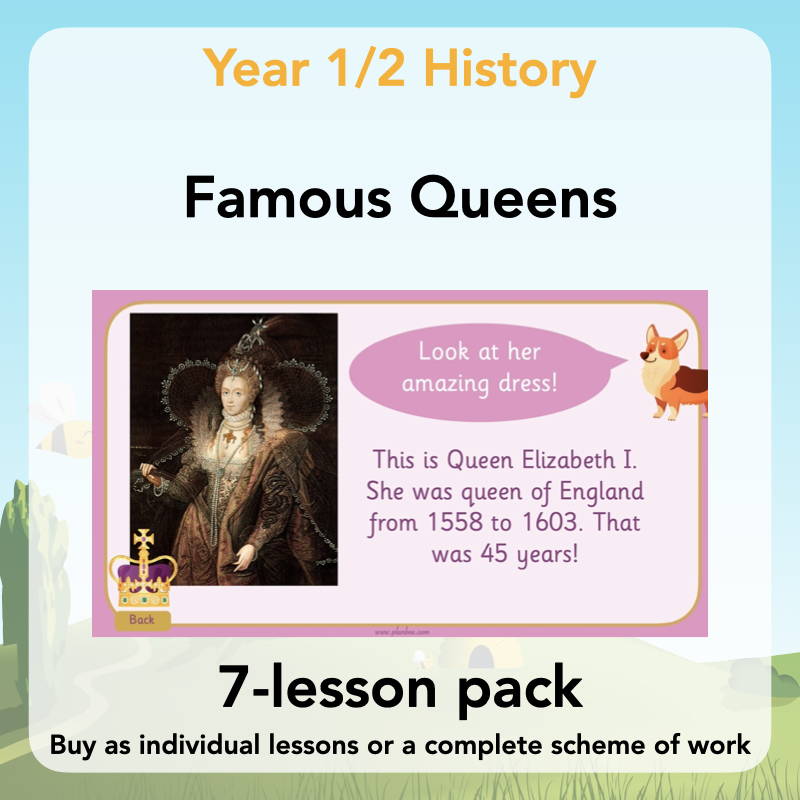 Year 2 Curriculum - Famous Queens