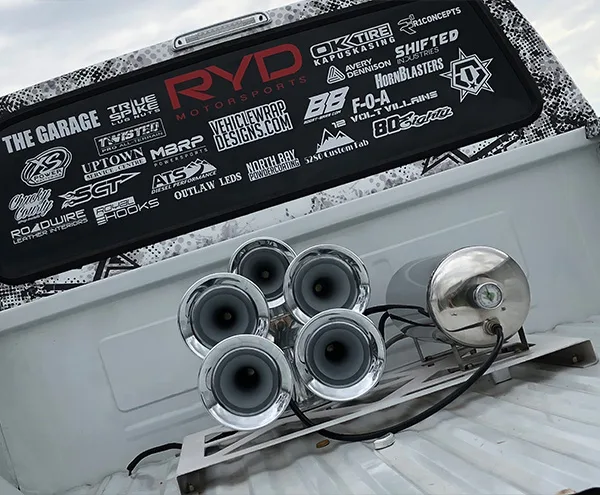 Calvin's 1996 Ford F250 Powerstroke Train Horn Install