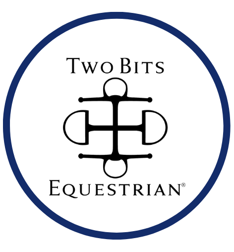 Two Bits equestrian logo to shop equestrian lifestyle pieces