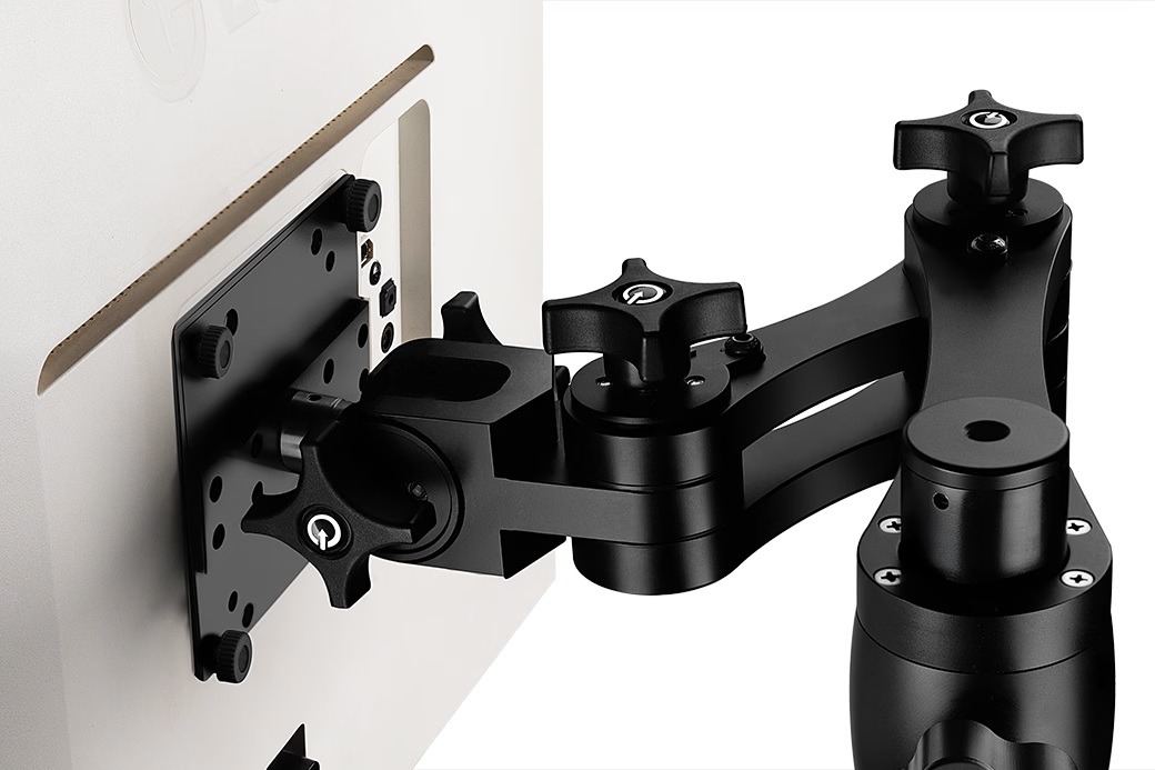 Proaim Monitor Articulated Arm for Video Camera Cart | 75mm/100mm VESA Mount