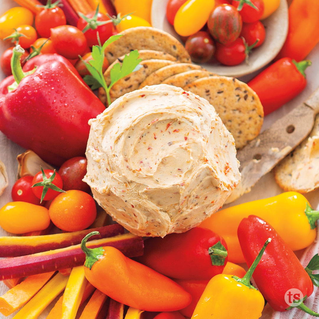 roasted garlic & red pepper cheese ball mix