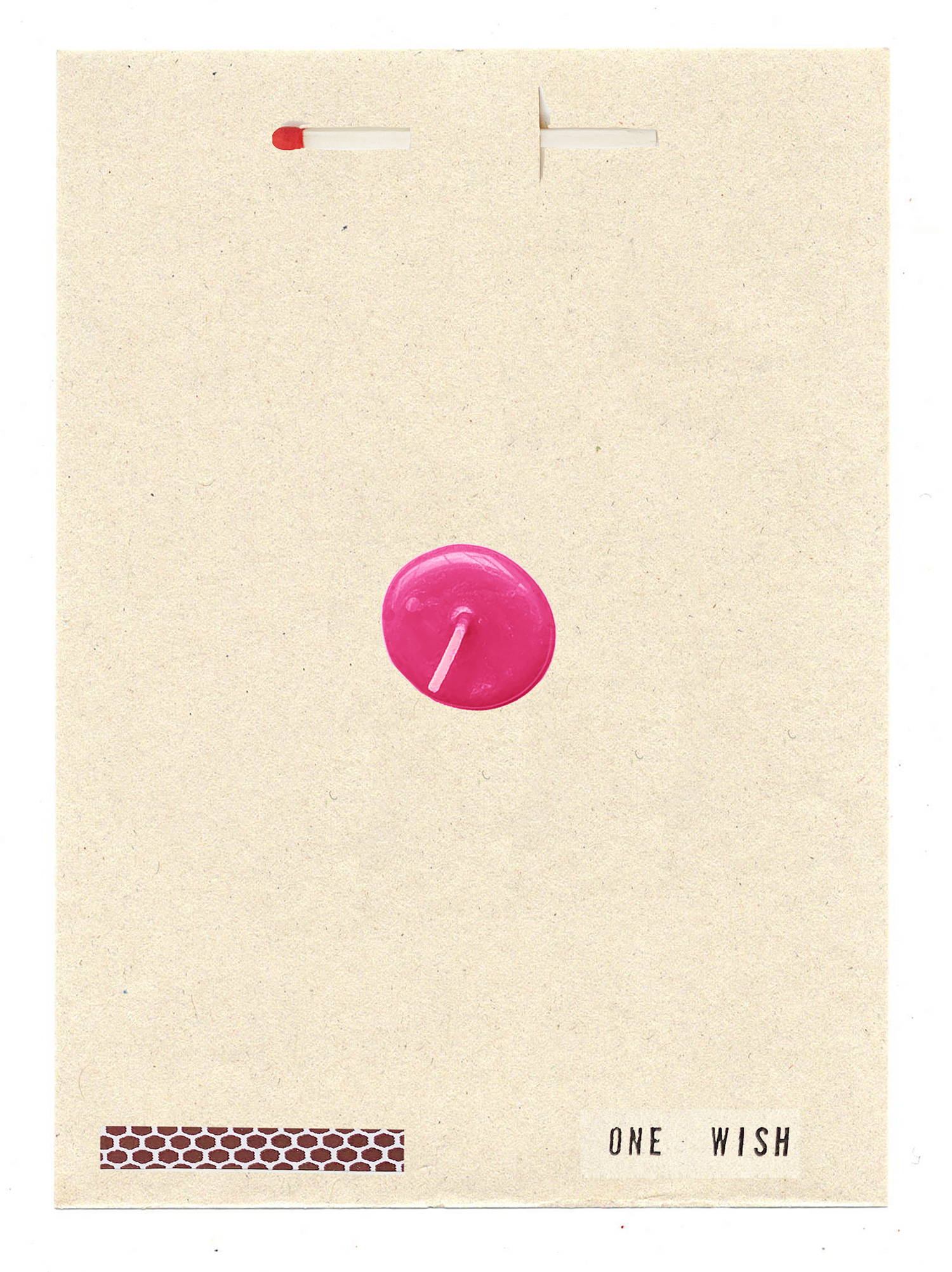 Original Pink Wish Card.
