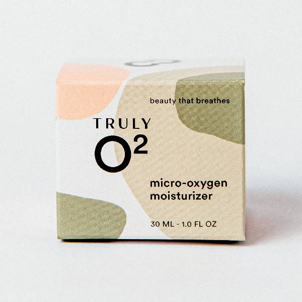 Truly O2 micro-oxygen moisturizer box for everyday healthy skincare
