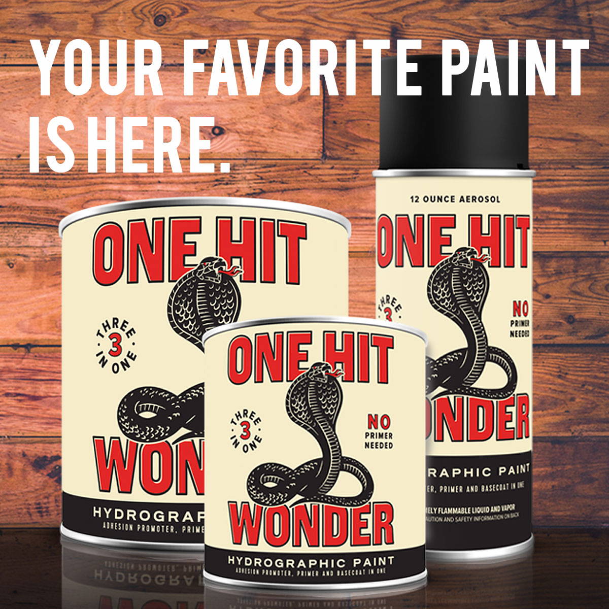 Hydrographic + Auto Paint by One Hit Wonder - Black – OHW Paint