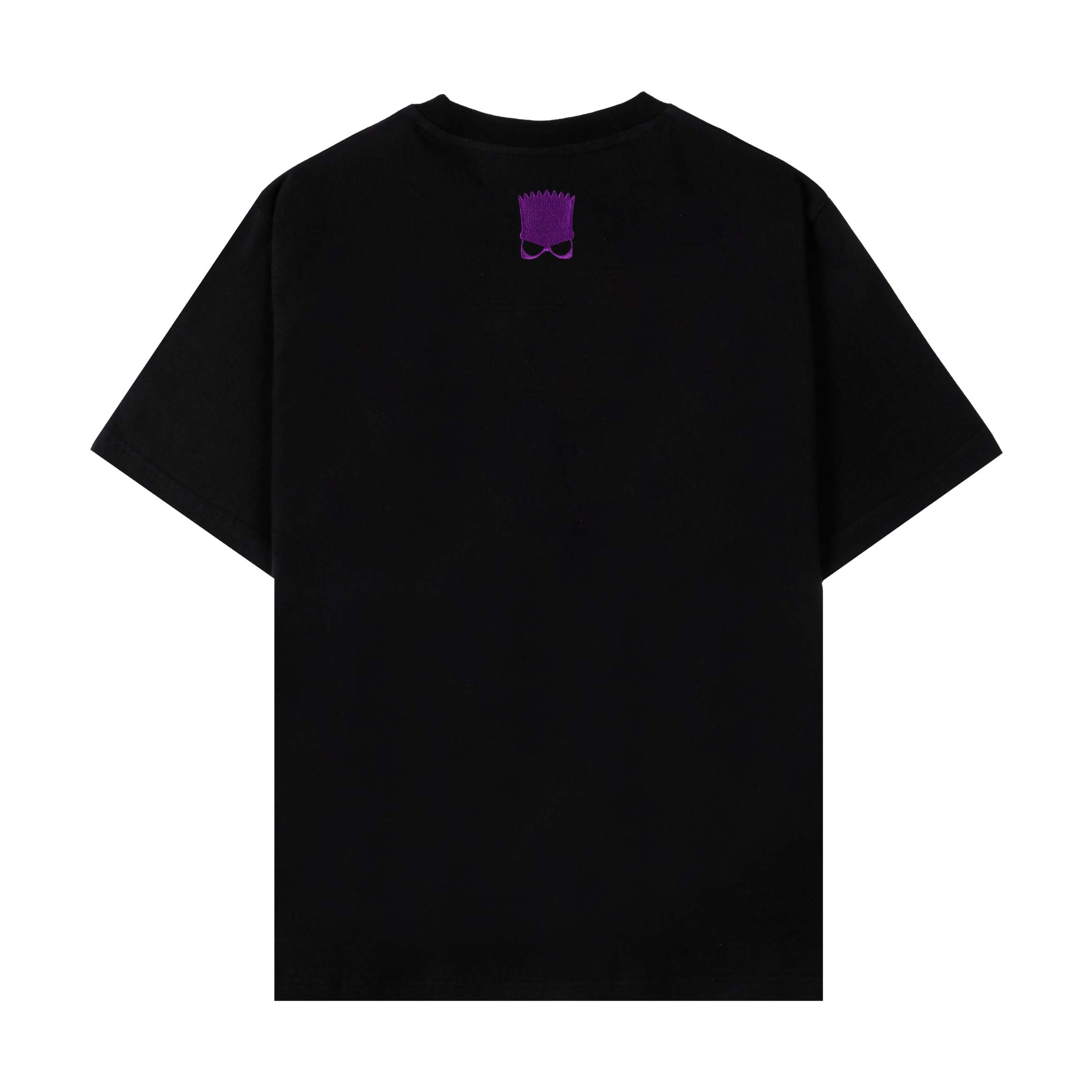 Black t-shirt featuring Bartman graphic from The Simpsons.