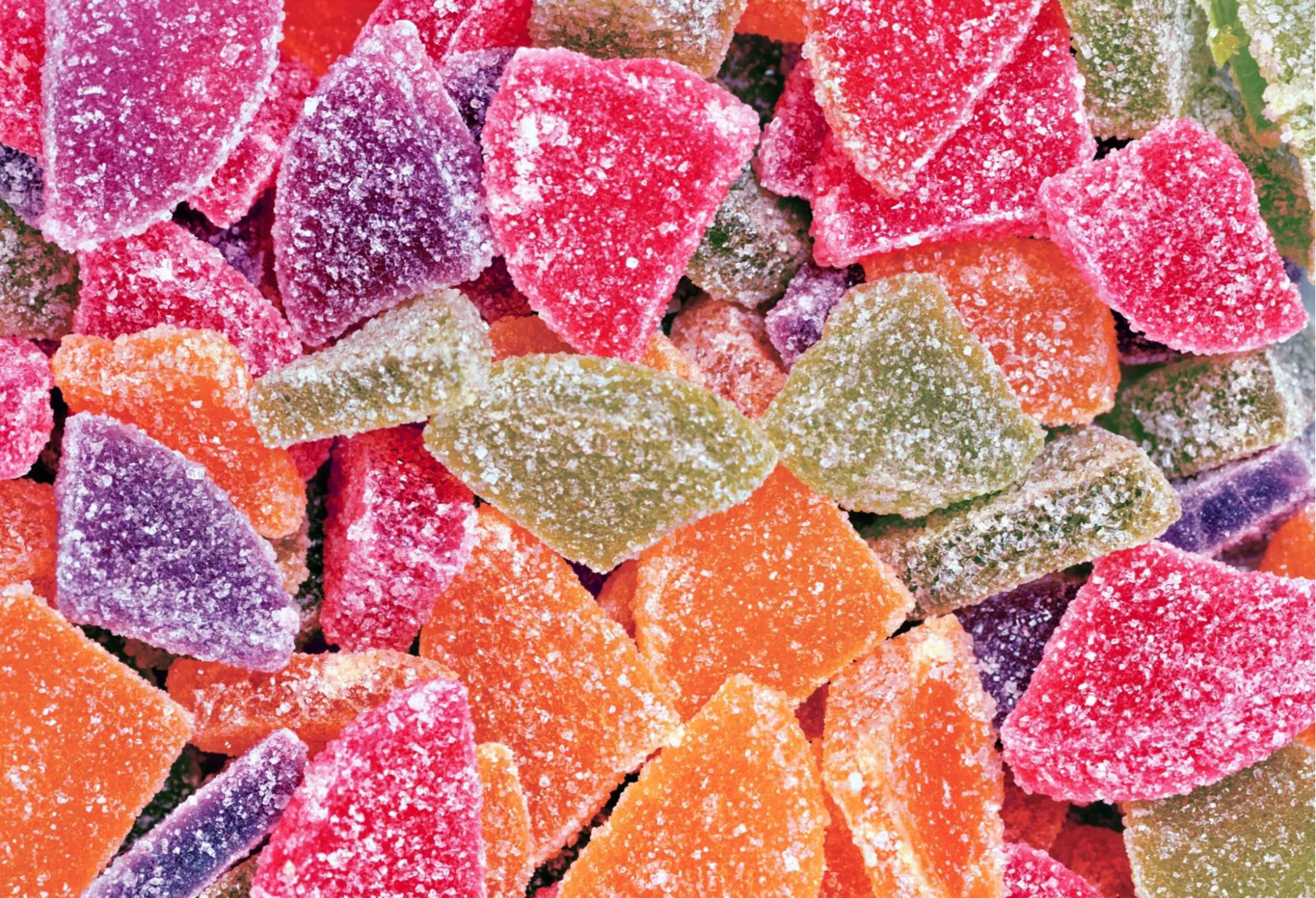 sugared gummy candies