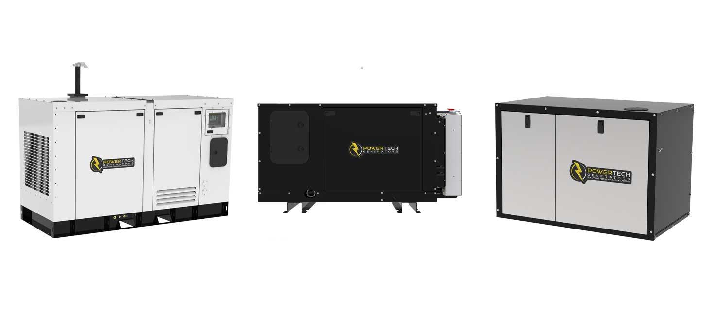 Enclosed generators for mobile businesses