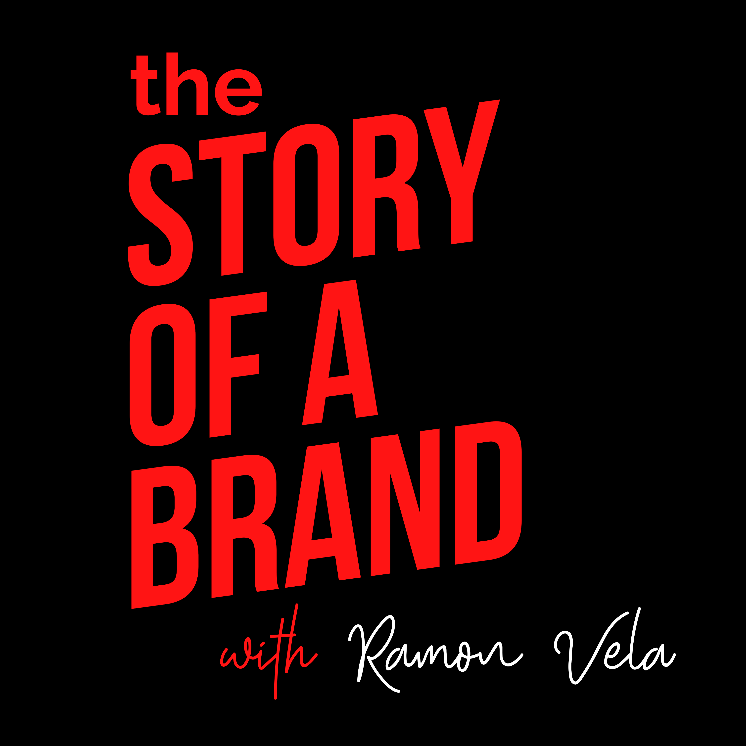The story of a brand podcast logo