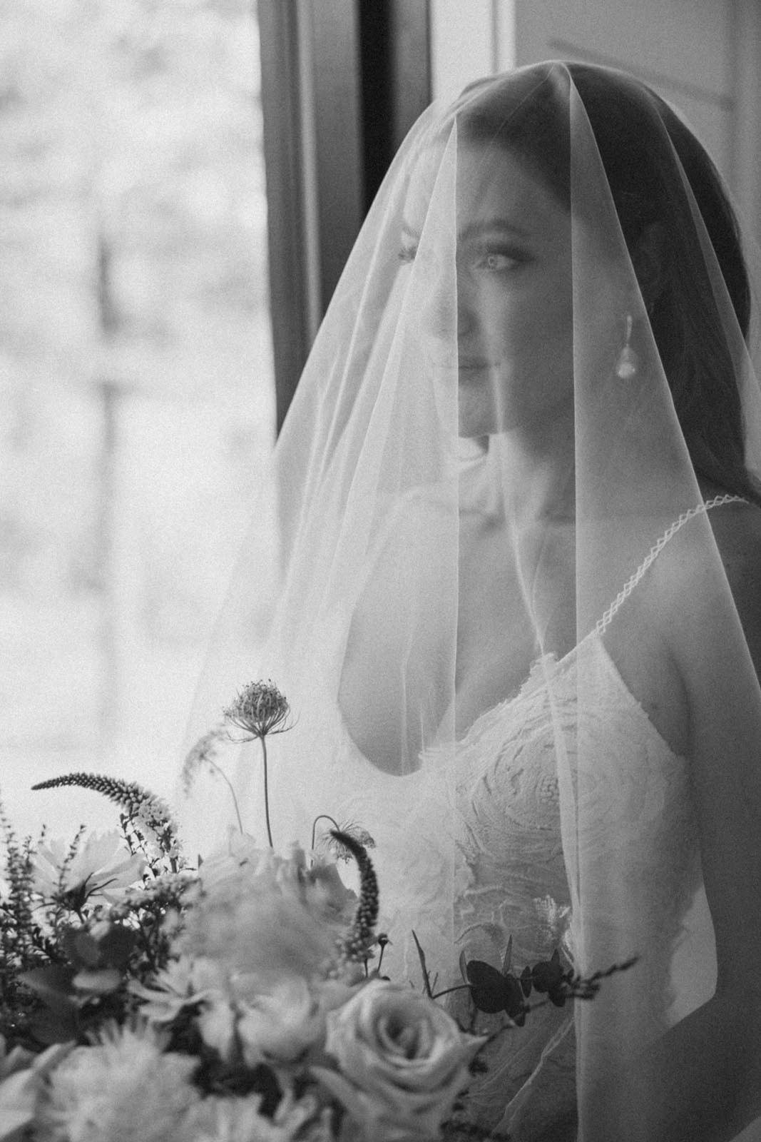 Bride in the Rosa Gown