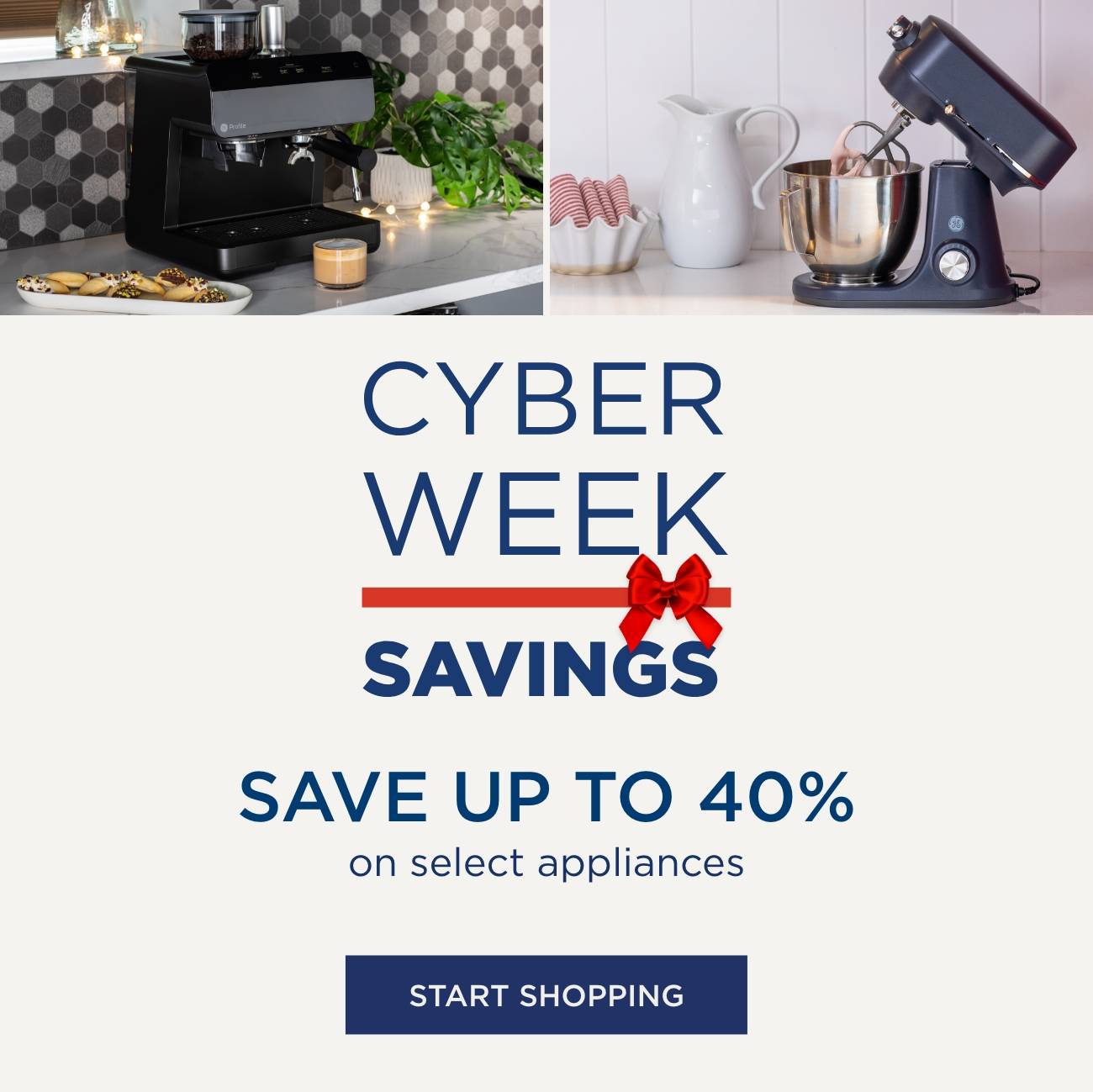 Cyber Week Savings - Save up to 40% on select appliances