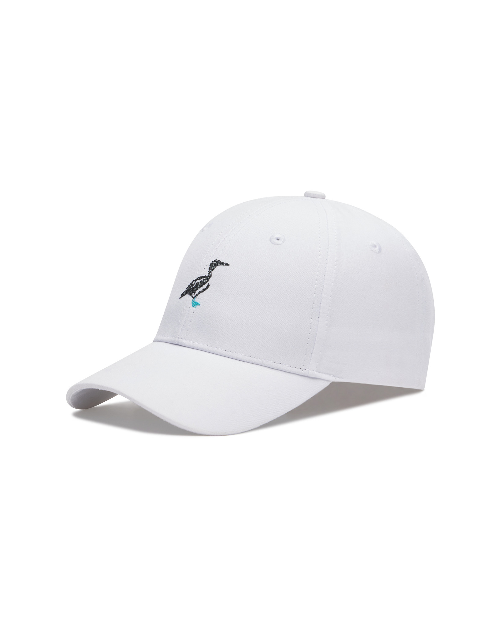 MANTRA PERFORMANCE HAT - WHITE - BLUE FOOTED BOOBY ICON