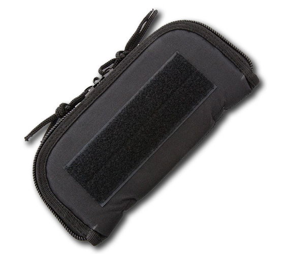 9 inch Cordura Black Zip Pouch
