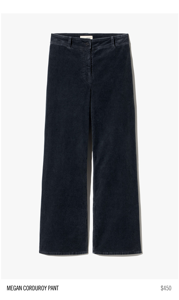 Black corduroy wide-leg pants on a white background.