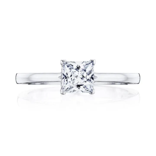 Solitaire Princess Cut Ring