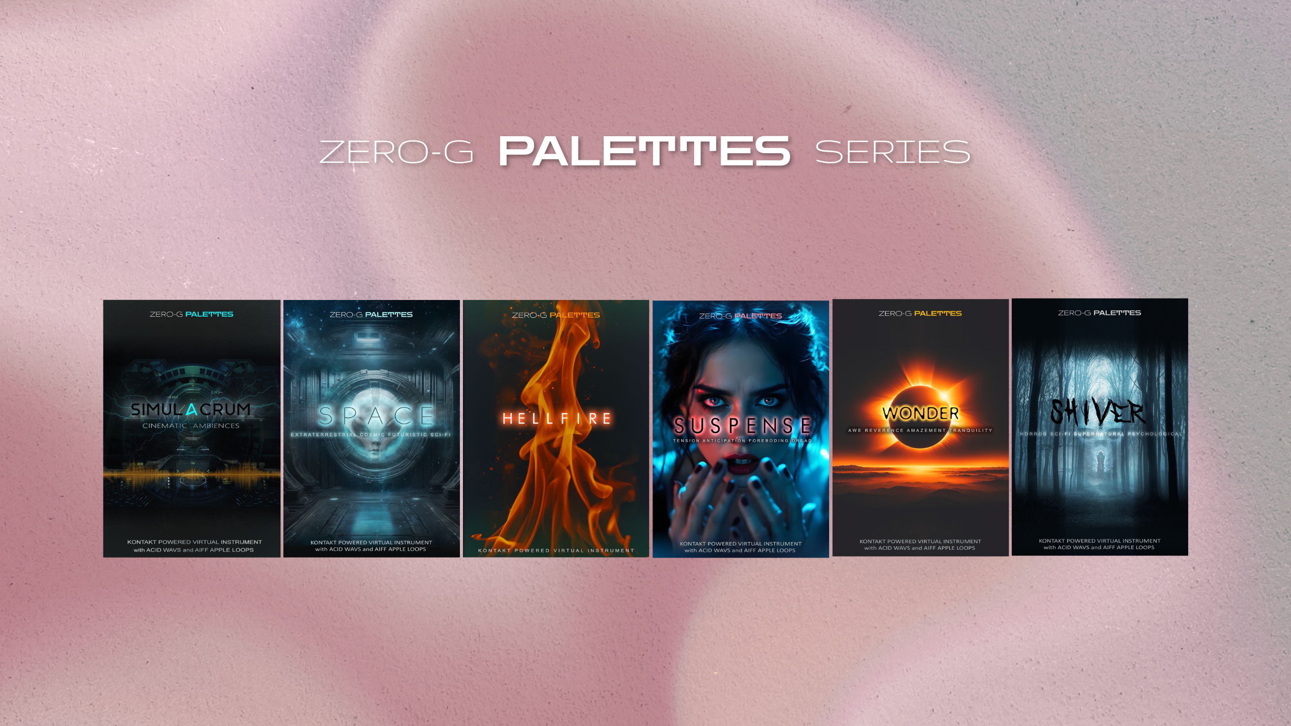 Zero-G Palettes Series Covers