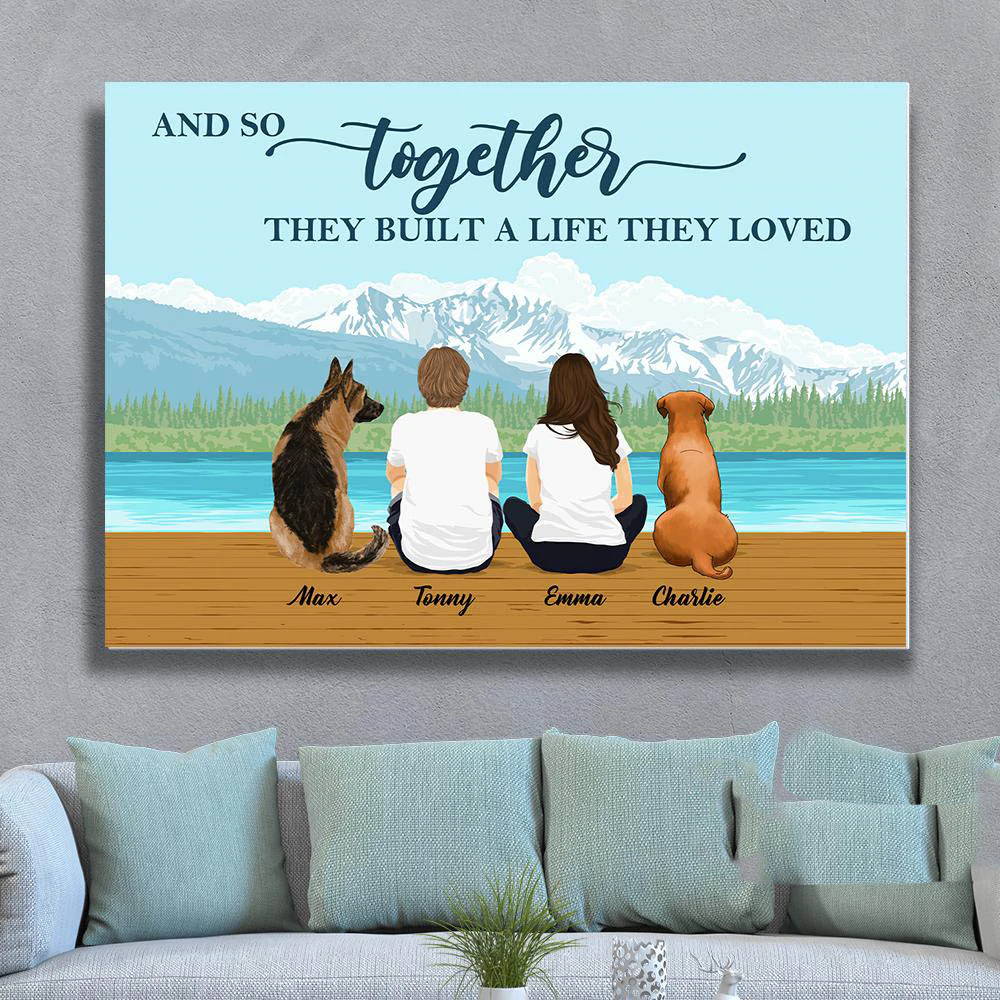 A LIFE THEY LOVED - PERSONALIZED CUSTOM CANVAS