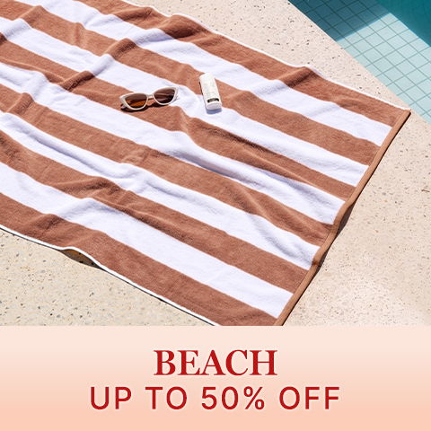Beach up to 50% off