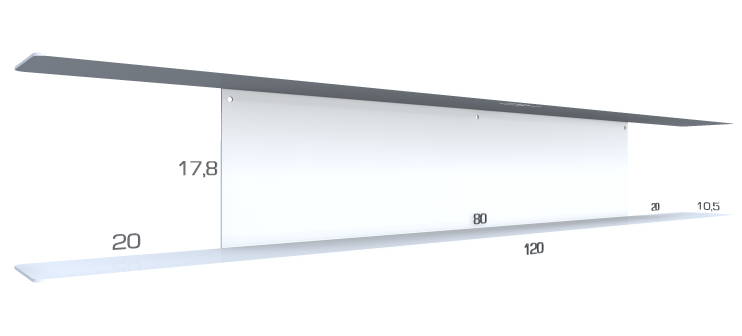 etagere blu-ray 1,2 m