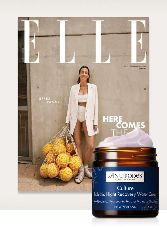 Culture Probiotic Night Recovery Water Cream as seen in Elle