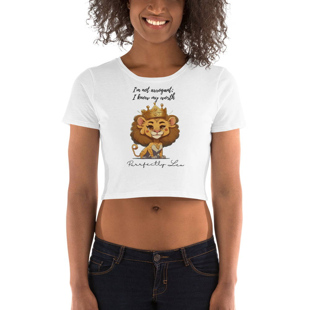 Purrfectly Leo Crop Top