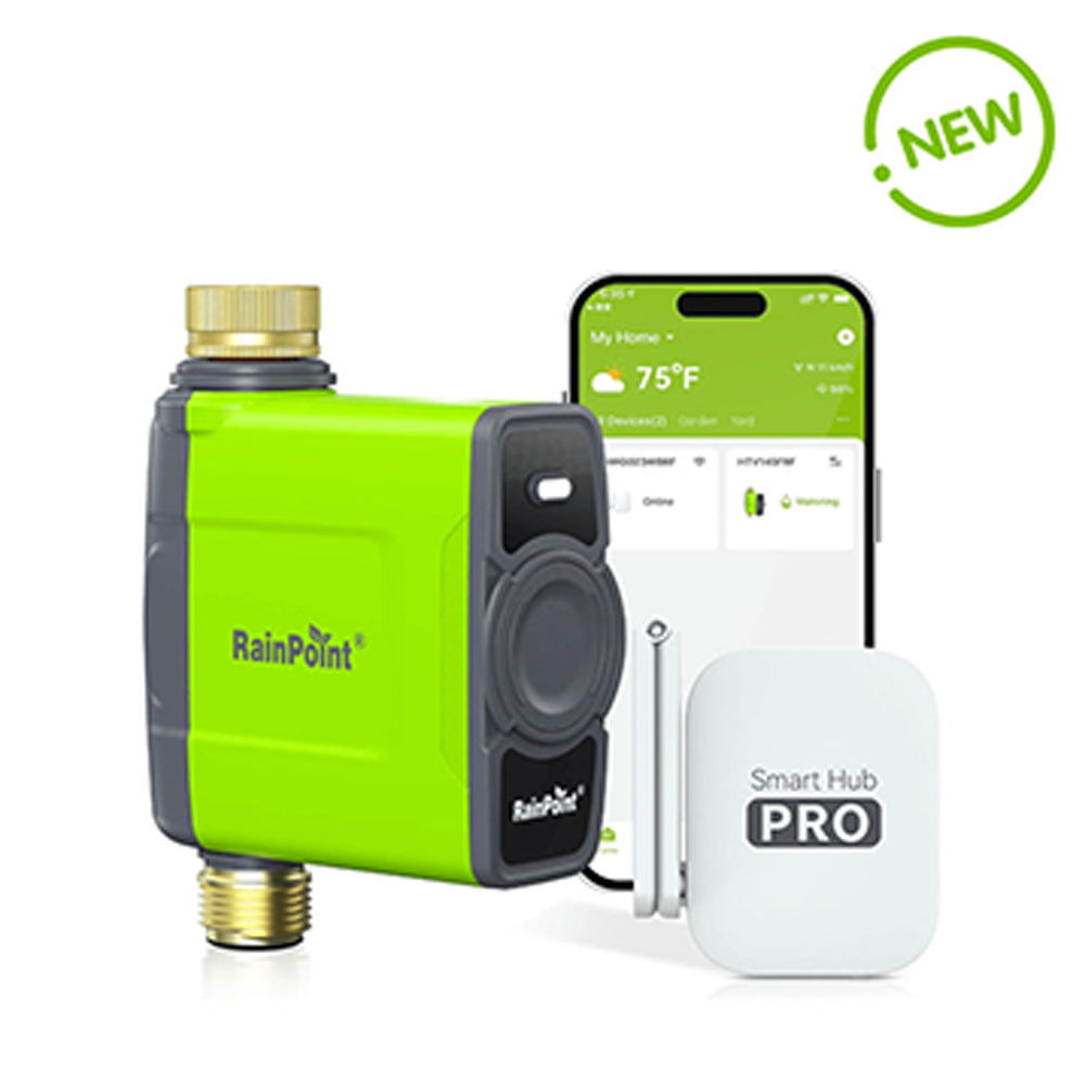 Smart irrigation device with smartphone app and controller. New product.