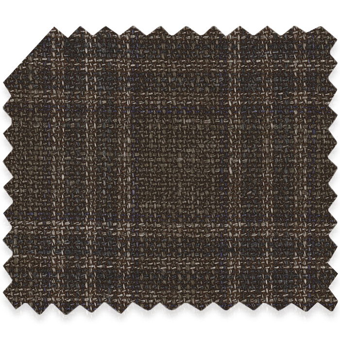 Color : Brown plaid fabric