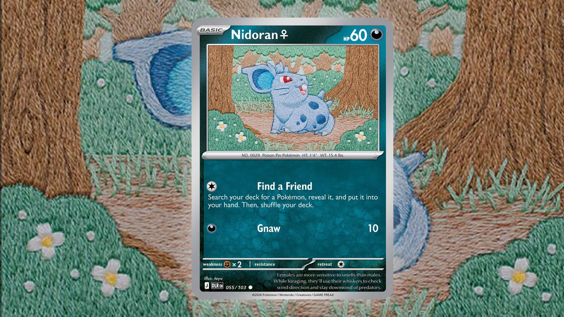 pokemon delta reign chase cards - Nidoran from the Pokémon TCG's upcoming Delta Reign expansion.