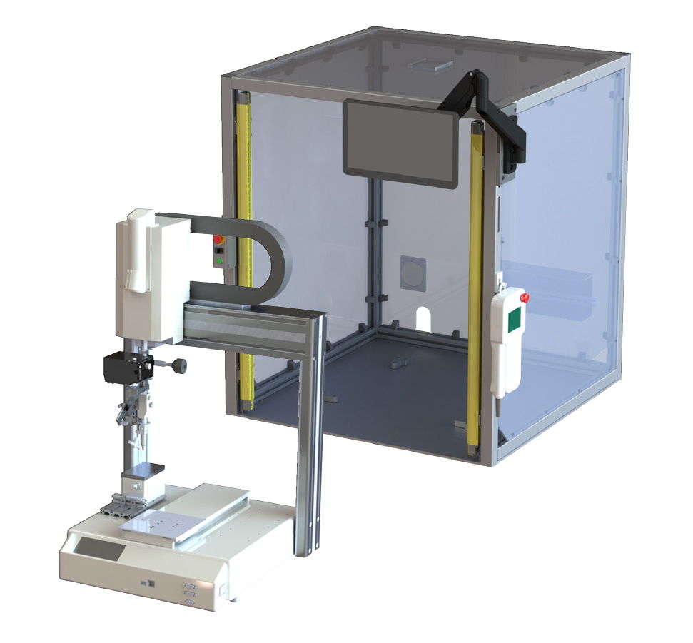 Contact Iron Soldering Desktop Top Enclosure - Japan Unix automated by Fancort Industries 2