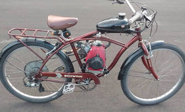 4-Stroke Motorized Bicycle with Engine Kit