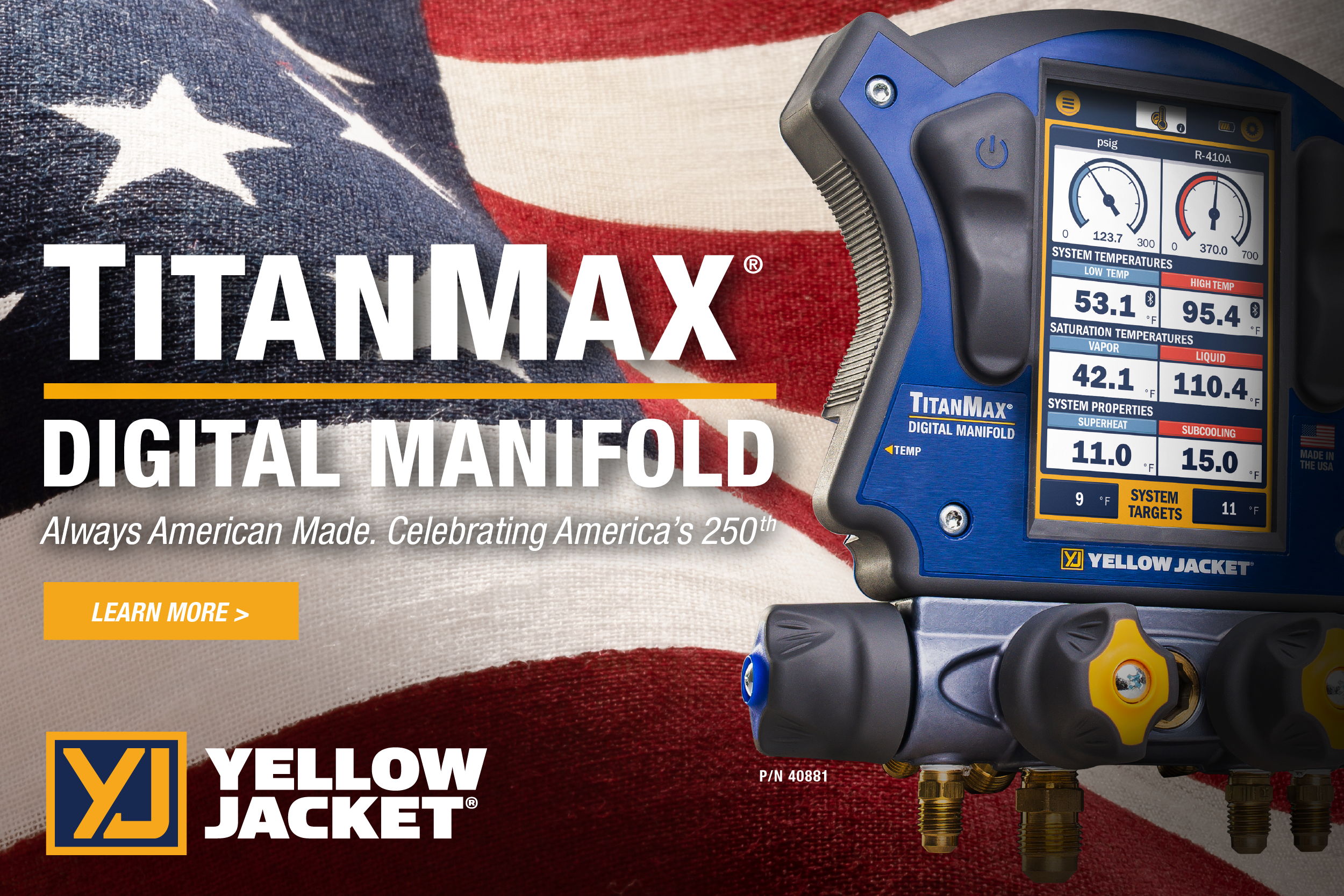 Learn more about the Yellow Jacket TITANMAX digital manifold