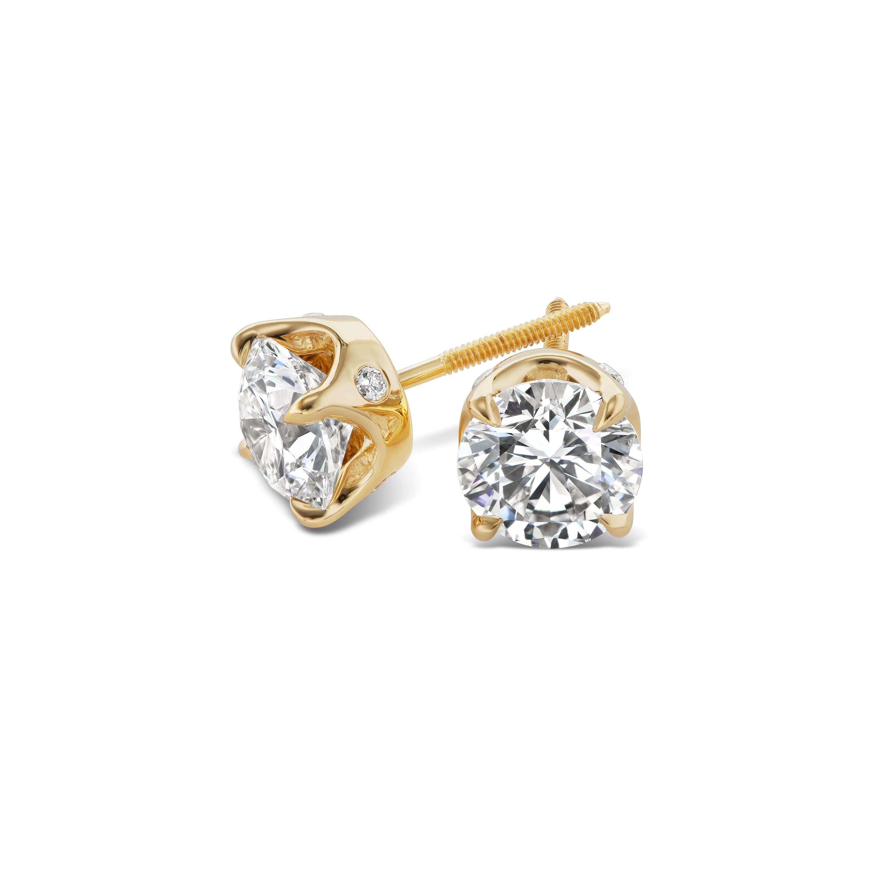 custom diamond stud earrings