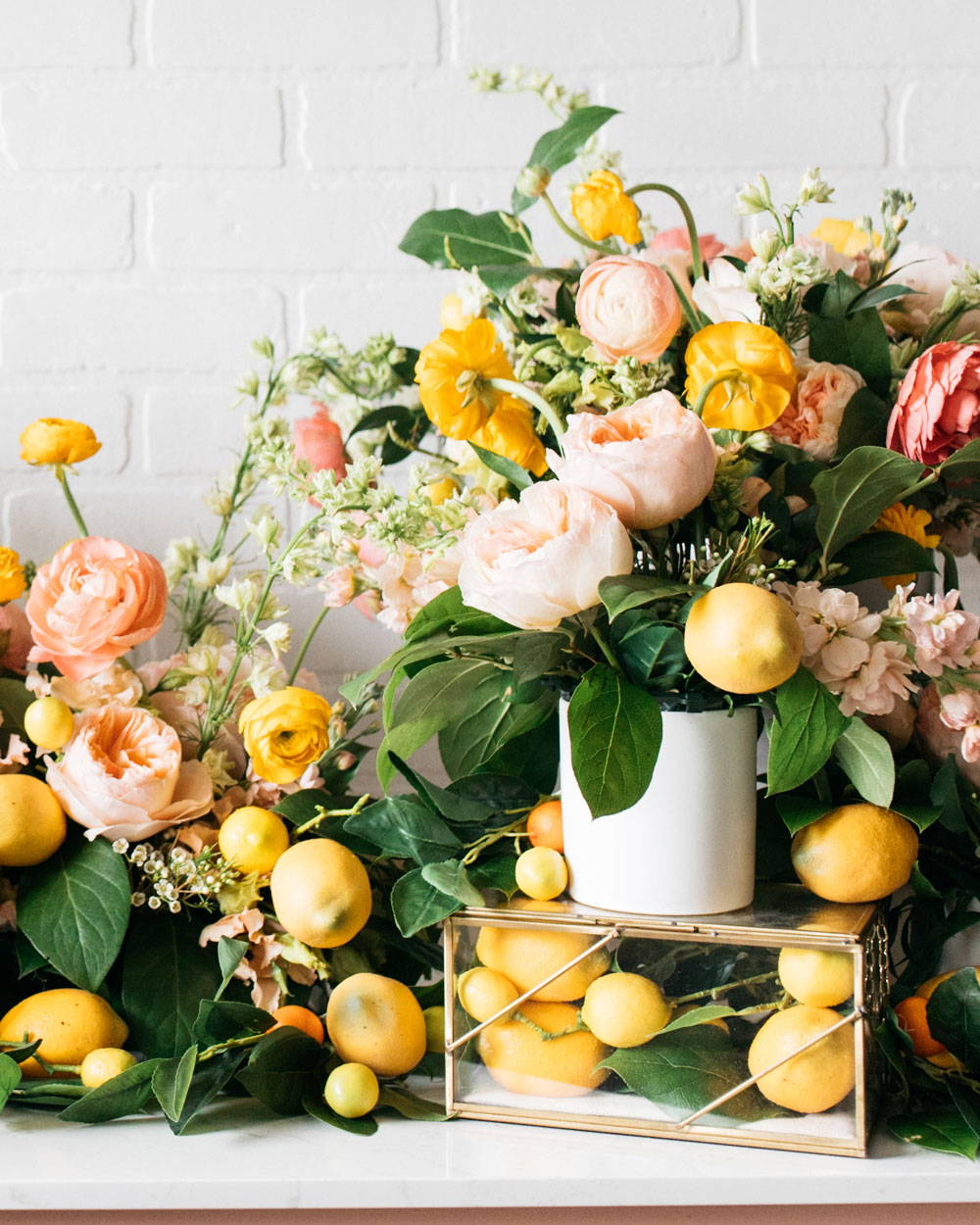 floral-arrangement-lemons