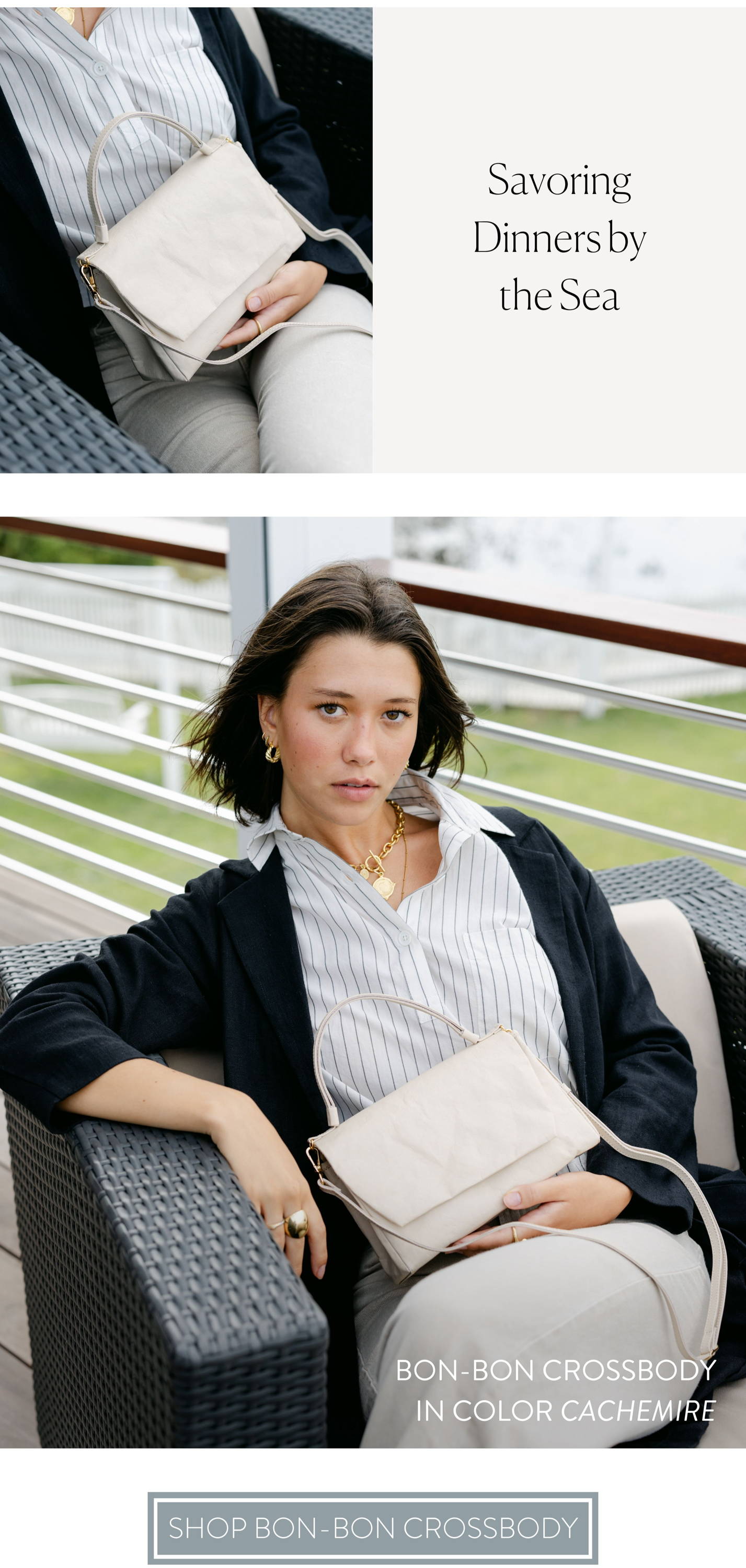 Savoring Dinners by the Sea: The Bon-Bon Crossbody Bag
