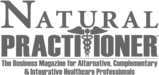 Natural Practitioner logo with a focus on holistic health and wellness.