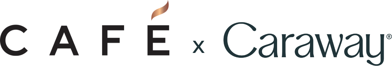Logo for Cafe x Caraway collaboration.