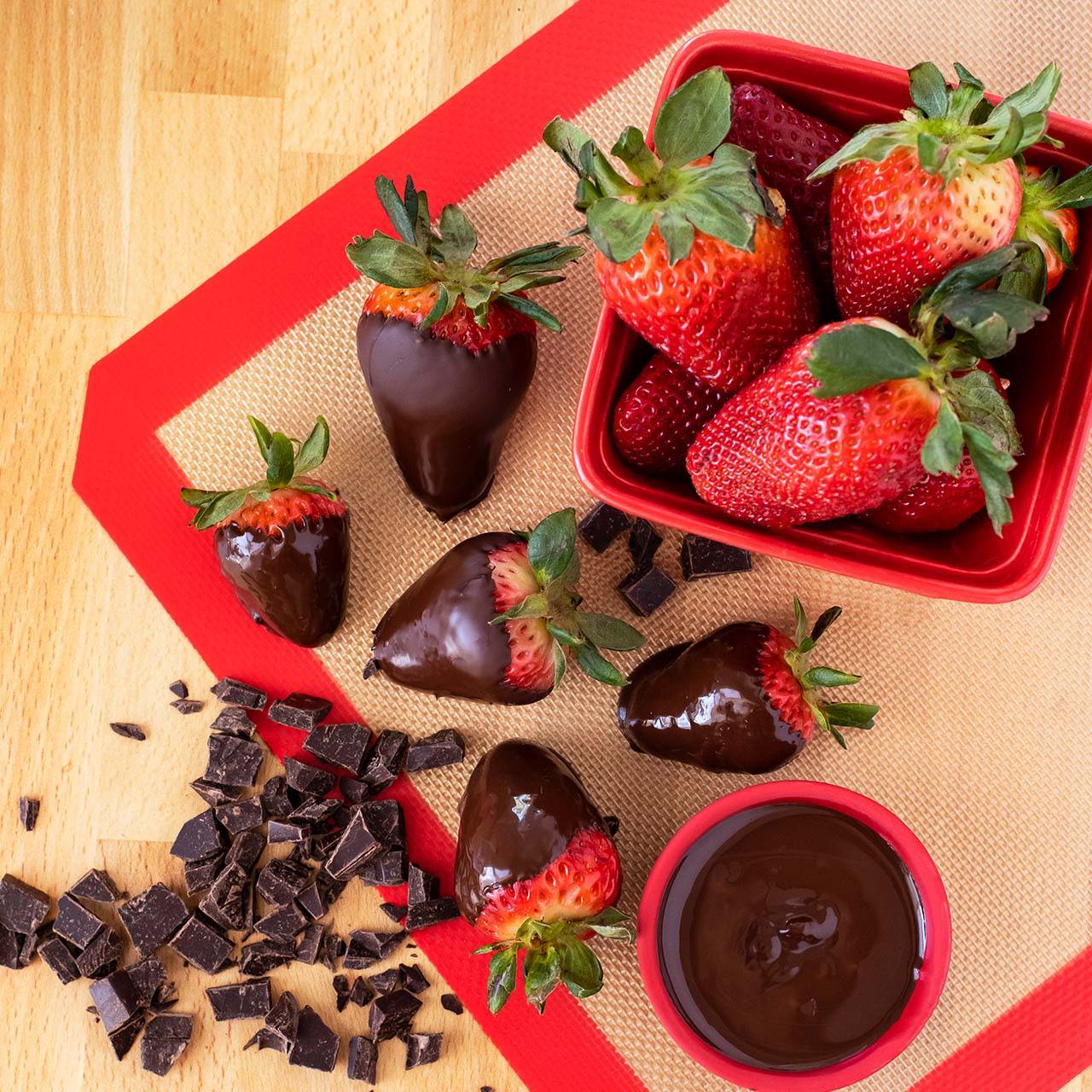 Chocolate dipped strawberries