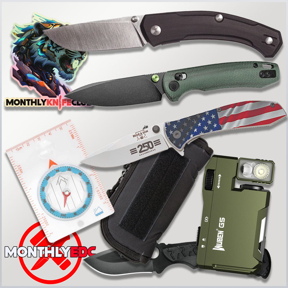 Starter, Advanced, Premium and Ultimate EDC and Knife Subscription Box for March 2026