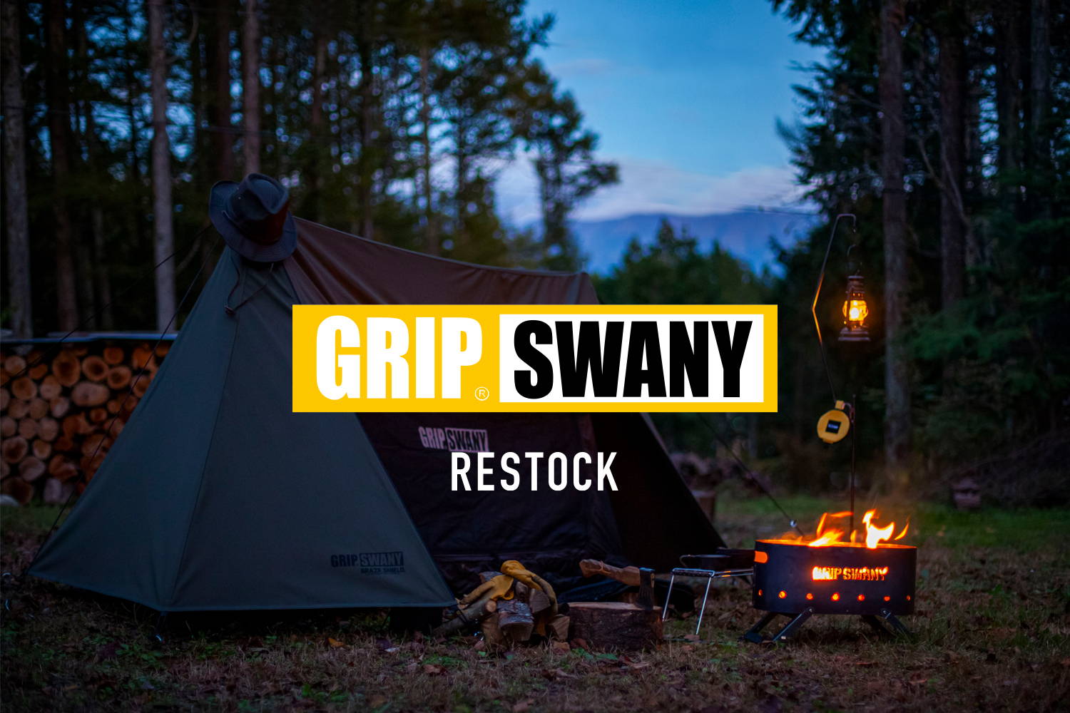 GRIP SWANYより人気のキャンプ用品が再入荷 & 新たなGORDON GRIP SWANYより人気のキャンプ用品が再入荷 & 新たなGORDON