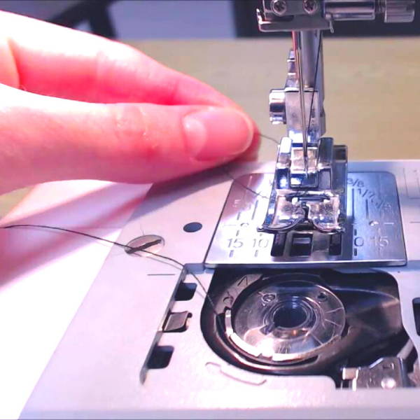 How to thread a sewing machine.