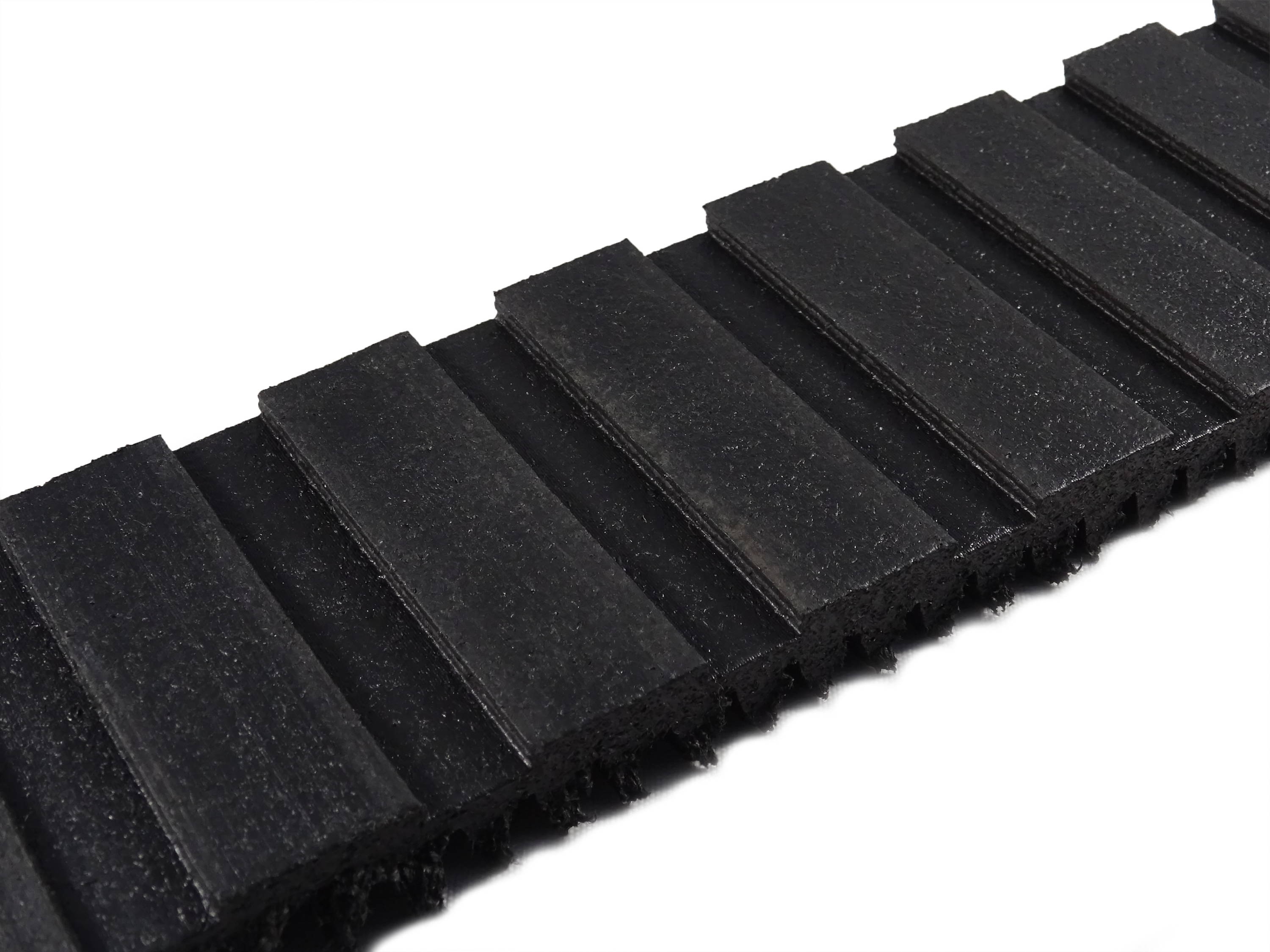 Sample of recycled rubber