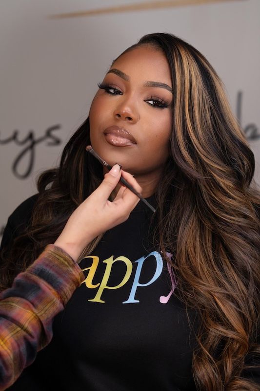 She's Happy Hair — content day in studio