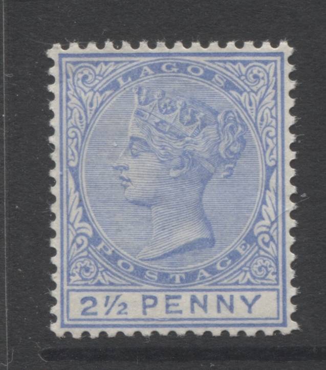 The 2.5d ultramarine Queen Victoria Stamp of Lagos