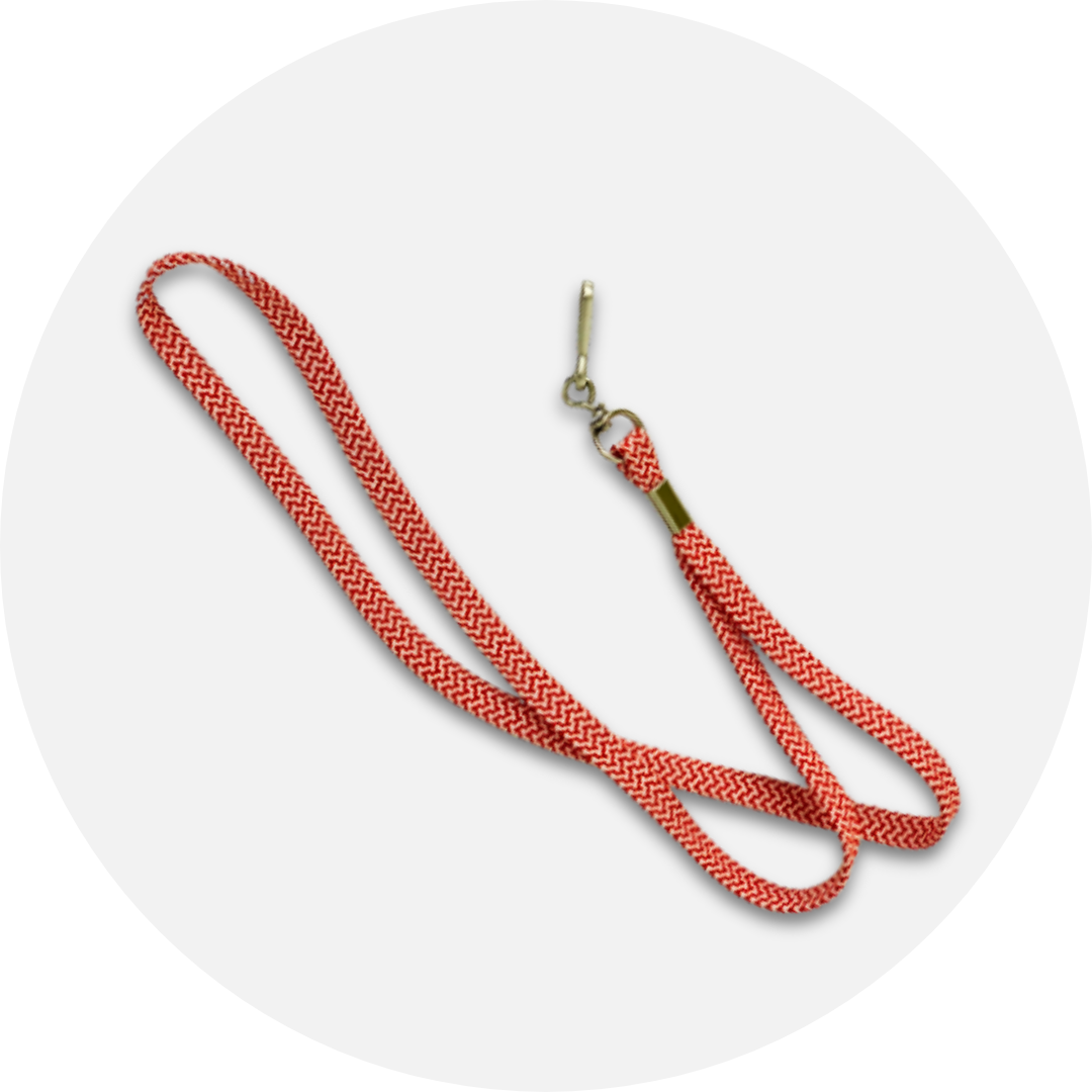 2 color pattern lanyards