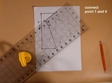 Connect Point 1 and 4