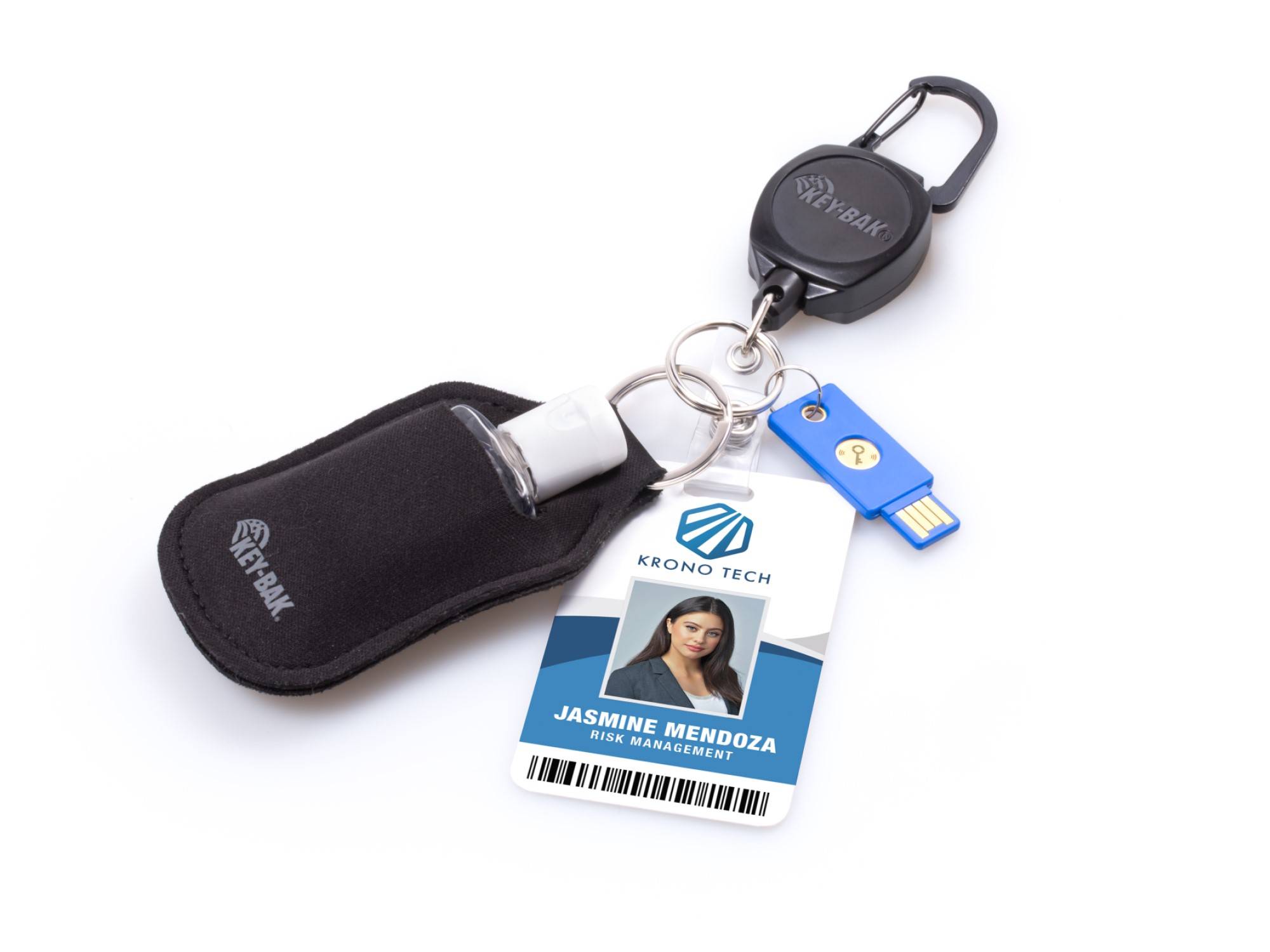 KEY-BAK Retractable ID Badge Holders & Heavy Duty Key Chains