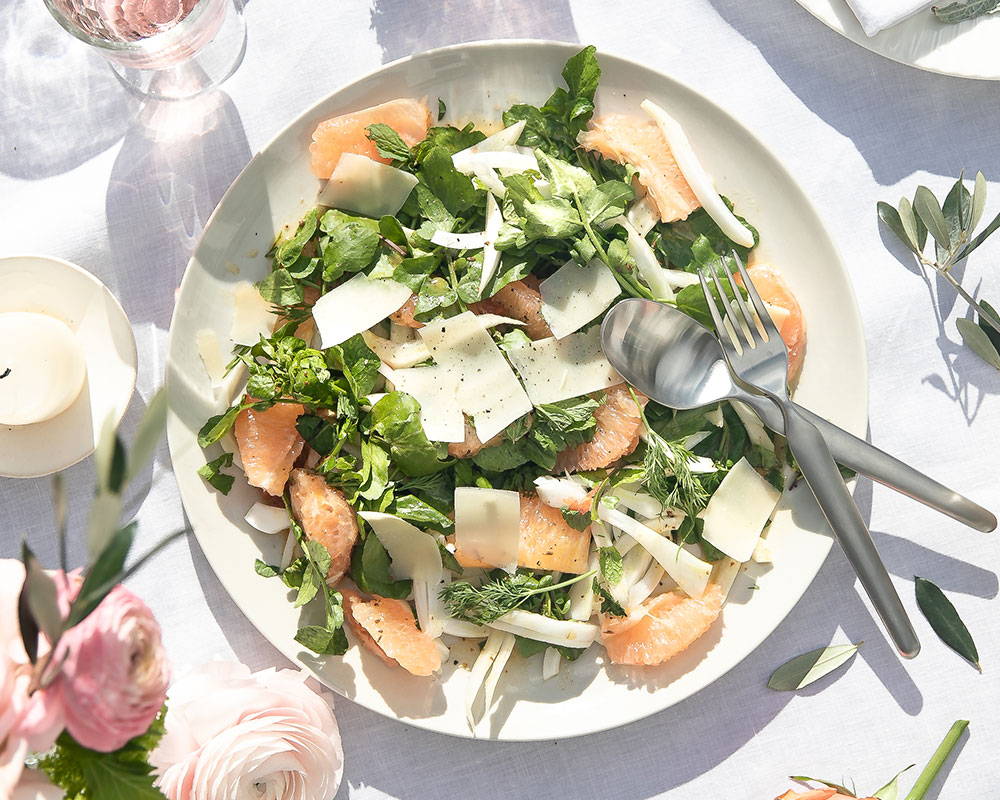 Fennel, Pink Grapefruit & Watercress Salad